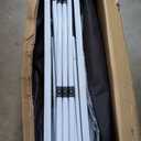 10x20 Pop Up Canopy with 0/4/6 Sidewalls, Beach Ten with One Push Setup, Heavy Duty Outdoor Instant Canopy Tent with Portable Roller Bag, Silver Coated Top, 3 Adjustable Height, Sandbags (White)