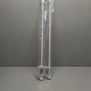 Kenney Davenport 1/2" Petite Café Decorative Window Curtain Rod, 28-48", White