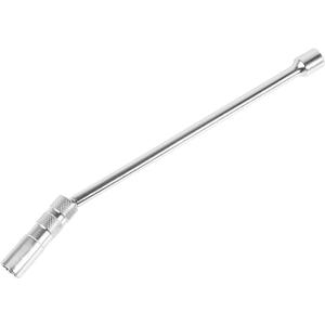 14/16mm Universal Joint Swivel Magnetic Spark Plug Sleeve Socket Wrench 3/8 Drive 12 and 6 Point Thin Wall Car Removal Tool(Long,14mm)