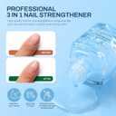 Gel Nail Polish Remover: Safe Gel Polish Remover Kit for Gel Polish Set with Latex Tape 3 in 1 Nail Strengthener & Nail Tools in 3-5 Minutes