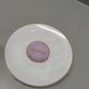 Organic 7.5" White/Gold Rim Plates, Case of 120 (12 packs x 10)