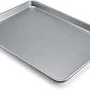 Chicago Metallic Commercial II Traditional Uncoated Large Jelly Roll Pan, perfect for jelly rolls, cookies, pastries, pizza, one-pan meals, roasted vegetables, and more, 16-3/4 by 12-Inch