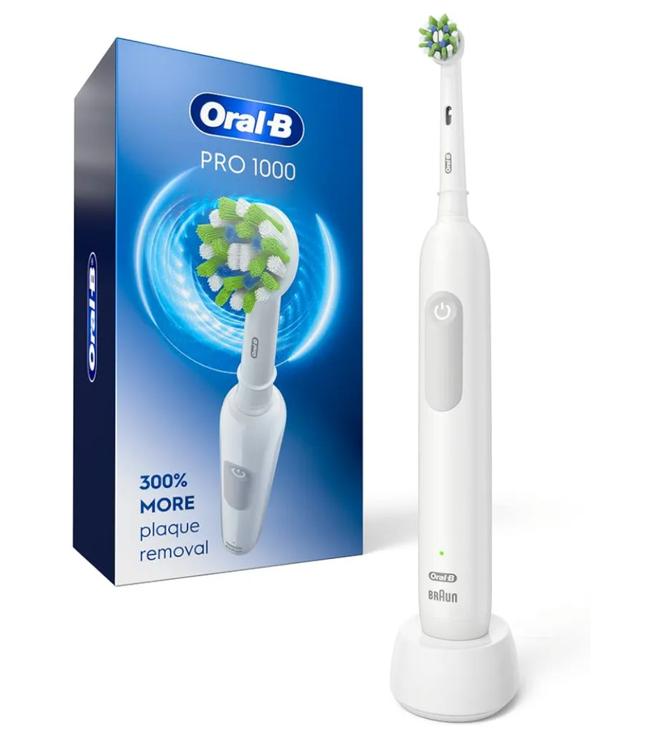 Oral-B Pro 1000 Rechargeable Electric Toothbrush, White
