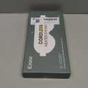 Ezona Cotton Cordless Heated Eye Mask, 2000mAh Warm Eye Compress Mask for Dry Eyes, Washable Eye Heating Pad for Travel, MGD,Blepharitis, Sinus Migraine with 10W ChargerGray