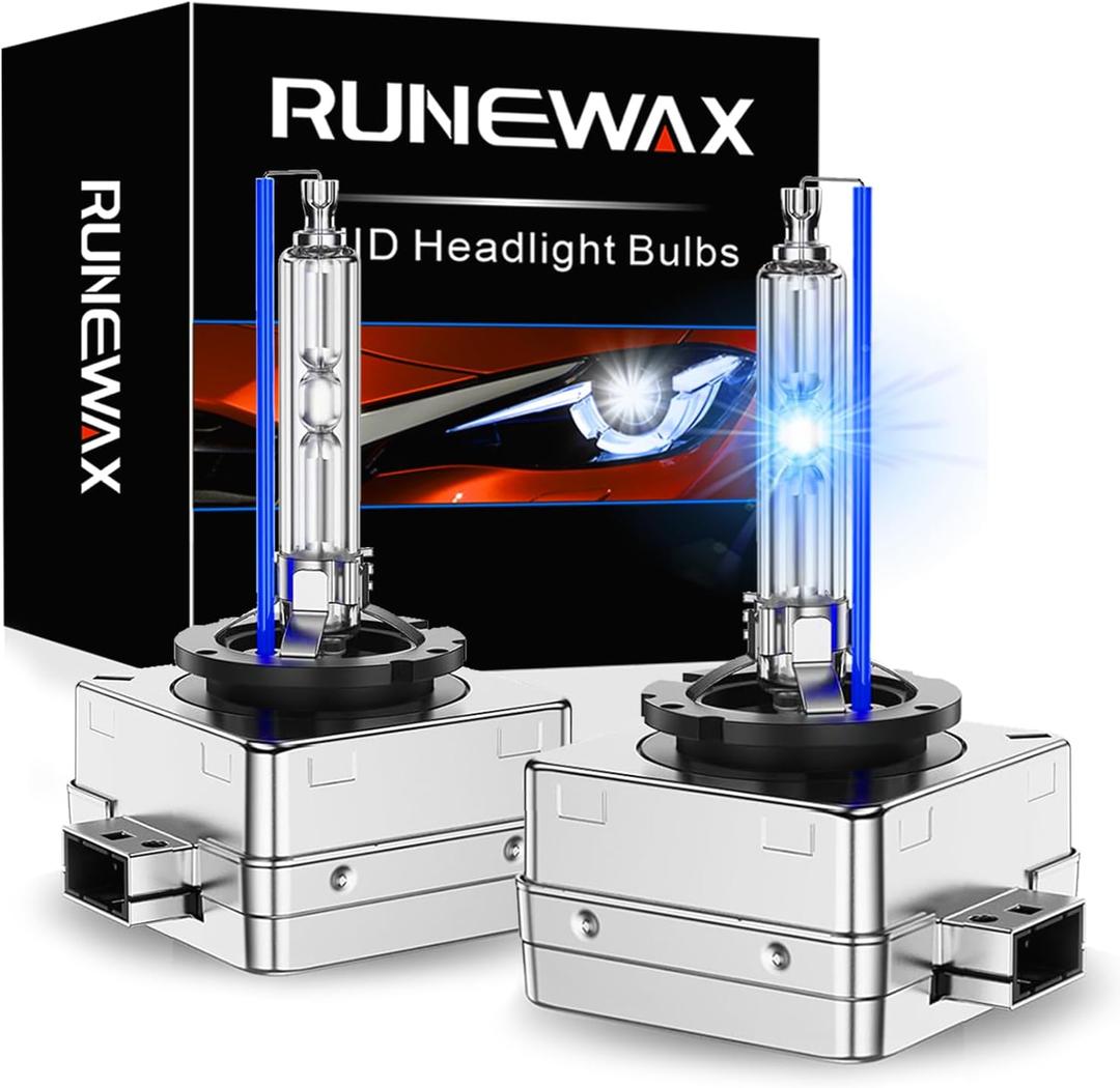 D3S Xenon Bulbs for Cadillac XTS CTS ATS 2014 2015 2016 2017 HID Projector Headlights, 35W 8000K White Replacement OEM GM 13587843 Headlamp, 2-Pack