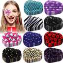 100 Pcs Eye Patches for Adults with 10 Styles 3 x 2 Inch Adhesive Disposable Eye Patch Designs for Women Men Lazy Eyeball Latex Free (Classic Color)