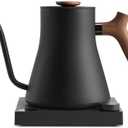 Amazon.com: Fellow Stagg EKG Pro Electric Gooseneck Kettle - Pour-Over Coffee and Tea, Quick Heating, Precise Temperature Control, Scheduling, Built-in Brew Timer, Matte Black with Walnut Wood Handle, 0.9 Liter: Home & Kitchen