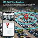 4G LTE Cellular Dash Camera for Cars, 4K Full HD Dual Dash Cam Front and Rear 170° Wide Angle, Anti Theft GPS Tracker, Night Vision, Real-time Alerts with 64GB Card, 24/7 Parking Mode