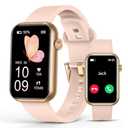 Smart Watch Fitness Tracker (Answer/Make Call), 24/7 Heart Rate Spo2 Blood Pressure Monitor Sleep Tracker, 114 Sports Modes Pedometer Calorie Step Tracker, Waterproof Activity Tracker for Women