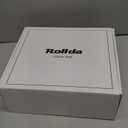 Rollda Cowboy Boots for Women Cowgirl Boots Embroidered Knee-High Western Boots Pointy Toe with Chunky Heel (7.5, Tan)