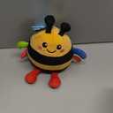 hahaland Tummy Time Bouncing Bee Toy for 6-12 Month, Musical Dancing Plush Bee Baby Toys 9 Month Old, Vibrating & Buzzing Bee Toy Gifts for 1 Year Old Boy & Girl