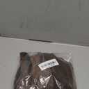 ZAFUL Women's One Piece Swimsuit Deep V Neck Ribbed Self Tie Sexy High Cut Bathing Suit Crisscross Back Swimwear Peacock Brown L