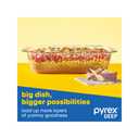 Pyrex Deep 3-Pack Glass Baking Dish Set (9"x13", 7"x11", 8"x8") With BPA-Free Lids, Rectangular Glass Bakeware, Dishwasher, Microwave, Freezer & Pre-Heated Oven Safe