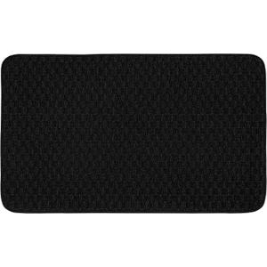 Garland Rug Town Square Area Rug, 24-Inch by 40-Inch, Black