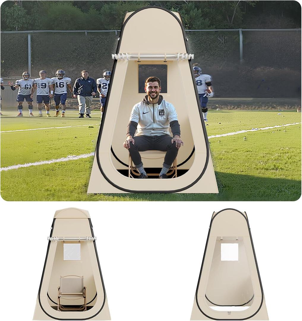 VEVOR Pop up Sports Tent, 8 Sizes Optional Clear Bubble Tent for 1-6 Person, Waterproof Outdoor Pod with Floor Mat & Top Cover, Garden Igloo Dome Tents Camping Shelter for Sports Watching