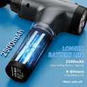 Massage Gun, Muscle Massage Gun for Athletes Handheld Electric Deep Tissue Back Massager, Percussion Massage Device for Pain Relief with 30 Speed Levels 9 Heads