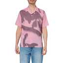 Paul Smith PS Men's Short Sleeve Casual Fit Shirt, Pink, Medium