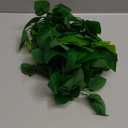 LOYWREE Small Fake Hanging Plant Artificial Potted Plants for Indoor Outdoor Aesthetic - 39in Realistic Faux Hanging Pothos with Ivy Vine for Shelf Decor in Home Office Gardens Greenery (Black Pot)