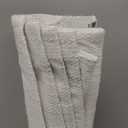 Madison Park Cordless Roman Shades, Total Blackout Window Blind Privacy Window Shades, Thermal Insulated Cordless Window Treatment for Bedroom, Living Room, Quincy, Single Panel 27" W X 64" H White