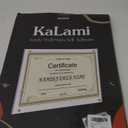 Kalami 11x14 Acrylic Wall Mount Picture Frame Self Adhesive, No Drill Holes Floating Frameless Clear Photo Frame for Diploma Certificate Degree Document Display Gallery Wall-Full Frame is 12x15