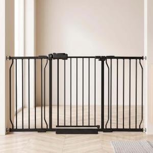 57.5 Inch to 62 Inch Extra Wide Baby Gates for Doorways Stairs Hallway