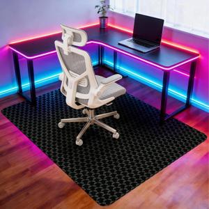 Vicwe Office Chair Mat for Hardwood Floor, 48" x 40" Large Chair Mats, Gaming Chair Mat for Hardwood, Easy Glide for Chairs, Multi-Purpose Floor Protector Desk Chair Mats for Home Office