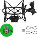 Microphone Shock Mount for Condenser Microphones, Compatible with Neumann TLM 103/102, M147/149, and More