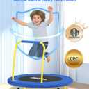 36'' Toddler Trampoline Safe Foam Handle Indoor&Outdoor Ages 2-6