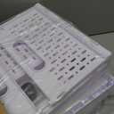 Stackable Plastic Storage Basket, 3 Pack Foldable Closet Organizers and Storage Bins with Wheels, Collapsible Drawer Shelf Storage Box Container for Office Bedroom Closet Wardrobe Kitchen Bathroom