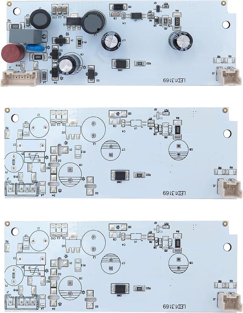 Update W10515058 W10515057 Compatible with Whirlpool Kenmore Maytag Freezer/Refrigerator led Light Replacement,Bulb Replace WPW10515058*1+WPW10515057*2,3pcs in one,no-Include Plastic Cover
