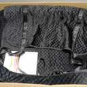 Large Dog Car Seat for Medium Sized, Dog Booster Car Seat, Pet Booster Seats up to 60 lbs or 2 Small with 4" Memory Foam for Back Seat, Triple Safety Belts, Storage Pockets, Detachable/Washable