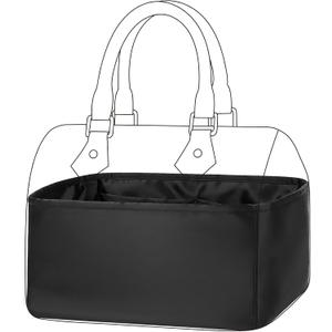 Purse Inserts for LVSpeedy Organizer Insert, for monogram bag, HandBag protective insert Tote Bag and hand bag protector, organizer insert, Black