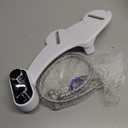 CLEAR REAR Bidet Attachment for Toilet Seat - Non-Electric, Self-Cleaning Dual Nozzle, Adjustable Water Pressure, Rear & Feminine Wash Hygienic Bathroom Upgrades - Fits Elongated Toilets (White)