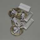 Lakumu 64FT(16 * 4) Rechargeable Fairy Lights Battery Operated, LED String Lights with Timer, Mini Twinkle Lights for Bedroom, Christmas, Wedding, Centerpiece Table Decor Warm White