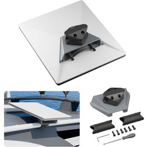 BarBaren for Starlink Mini Mount, for Starlink Mini Roof Rack Mount Anti-Theft Round Bar Mounting Fits for RV Ladder Rail Yacht Roof Rack (1.25", 1", 7/8")