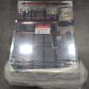 TETOTE 14 x 18 Medicine Cabinet with Tempered Beveled Mirror Black Mirrored Medicine Cabinets for Bathroom Aluminum Cabinet DTC Hinges, Stepless Adjustable Shelves, Recessed/Surface-Mounted