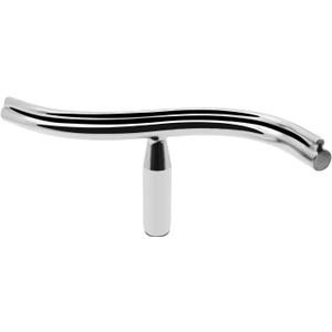 12 Inch Stainless Steel Curved Lathe Tool Rest, Shaped Wood Lathe Tool Rest for Bowl Turning, Wood Lathe Tool Holder, Wood Lathe Turning Accessories, 1 or 5/8 In Column (5/8")
