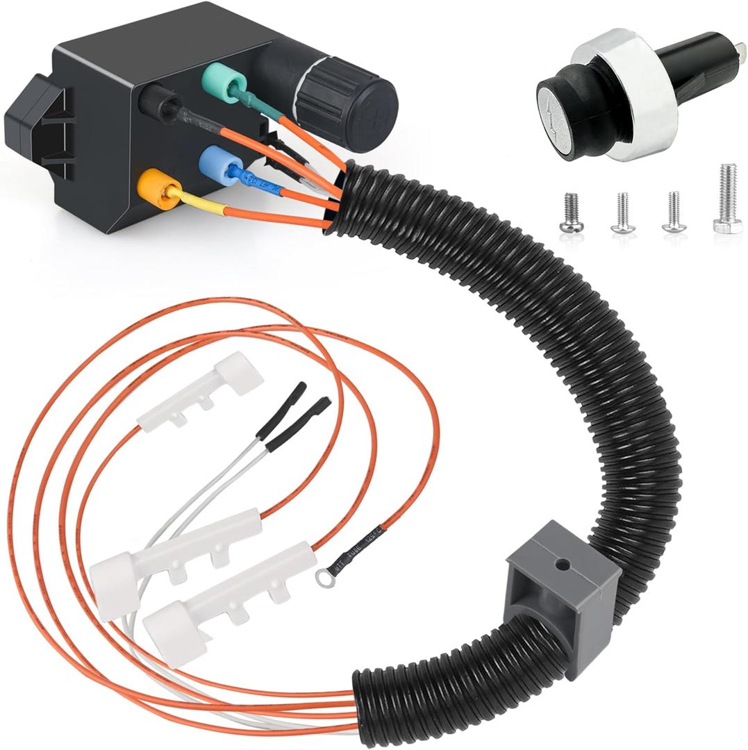 66354 Igniter for Weber Genesis II GS4 Parts Gas Grills Ignitor Replacement 310 315 Series (2016+) E310 S310 CE310 SE310 E315 S315 CE315 SE315 Electronic Electrodes Ignitions Switch Button 66220