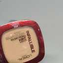 L'Oreal Paris Makeup Infallible Fresh Wear Foundation in a Powder, Up to 24H Wear, Waterproof, Radiant Sand, 0.31 oz. 