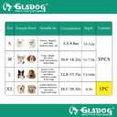 GLADOG Soft Dog Cone Collar 3 Similar Sizes per Set (S/M/L) for Better Fit, XL Single Size Cone for Dogs to Stop Licking, Adjustable E Collar for Dogs After Surgery, Elizabethan Collar for Dog (Black)