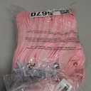 AKOAK 10 Pieces Game Party Sleep Travel Eye Mask, Lightweight Shading Eye Protection Rest Eye Mask, with Nose Pad and Adjustable Strap, Unisex (Pink)