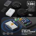 160GB Android MP3 Player with Bluetooth and WiFi, 4.5" Touchscreen MP4 Music Player with Spotify Kids, Amazon Music, YouTube, Pandora, Audible, Google Play, Speaker, Parental Control, Up to 1TB