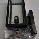 Globe Electric Vintage 1-Light Matte Black Hurley Wall Sconce