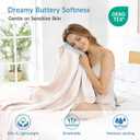 Exclusivo Mezcla Cooling Comforter King Size Blush Pink, Lightweight Cooling Blanket for Hot Sleepers, Soft Breathable Summer Cold Blankets for Night Sweats, 104"x90"
