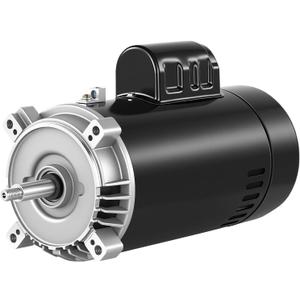 UST1202 Pool Pump Motor 2 HP Compatible with Hayward Super, Super II, Max Flow, Northstar, Jacuzzi Magnum, Pentair Pinnacle Pumps, Fit for A. O. Smith Round Flange Swimming Pool Pump Motor 56J Frame