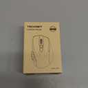 TECKNET Wireless Mouse, 2.4G Ergonomic Optical Mouse, Computer Mouse for Laptop, PC, Computer, Chromebook, Notebook, 6 Buttons, 24 Months Battery Life, 2600 DPI, 5 Adjustment Levels - Black