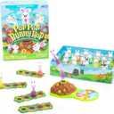 Educational Insights Pop Pop Bunny Hop - Memory & Color Matching Game for 2-4 Players, Preschool Learning Game, Gift for Ages 3+