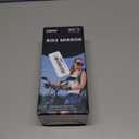 Bike Mirror Handlebar Mount 360 Adjustable, Wide Rear View Mirror Bicycle Mirrors for Handlebars with Scratch Resistant Glass, Bike Rear View Mirror for Scooter, Motorcycle, Bike Accessory Left