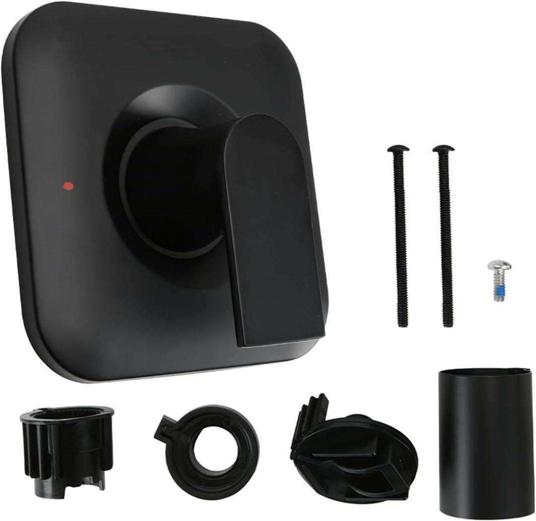 1 Set Matte Black Shower Handle Kit Replacement for Moen T2471BL Genta LX Posi-Temp Valve