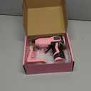 MONVICT 7.4V Cordless Hot GlueGun with Holder Base, Digital Display Adjustable Temp, Smart Auto-Off, Silicone Pad, 2.6A Rechargeable Battery, Full Size Handheld Electric Power with 10 Glue Sticks